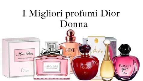 I 12 migliori profumi di Dior per Donna .